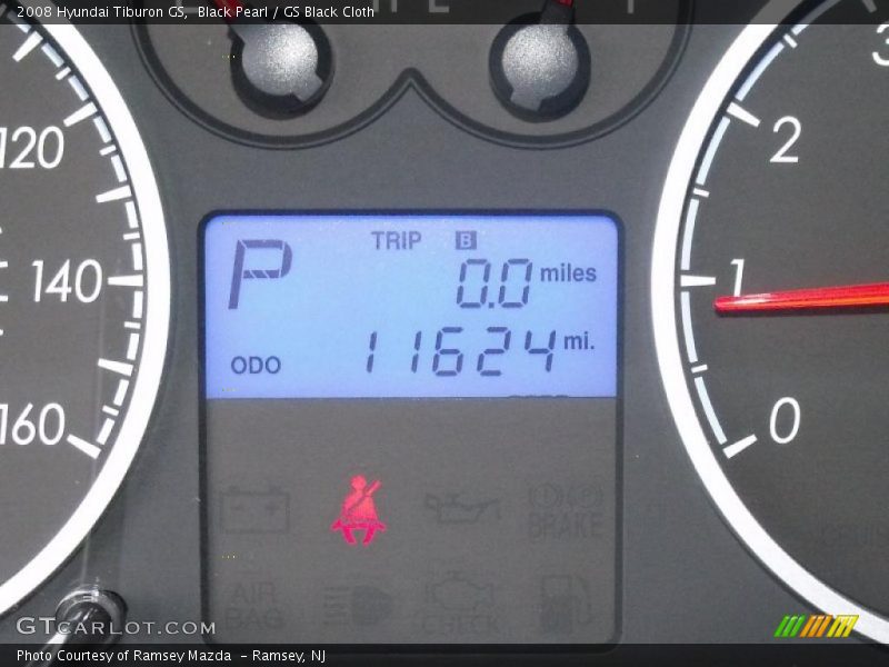 Black Pearl / GS Black Cloth 2008 Hyundai Tiburon GS