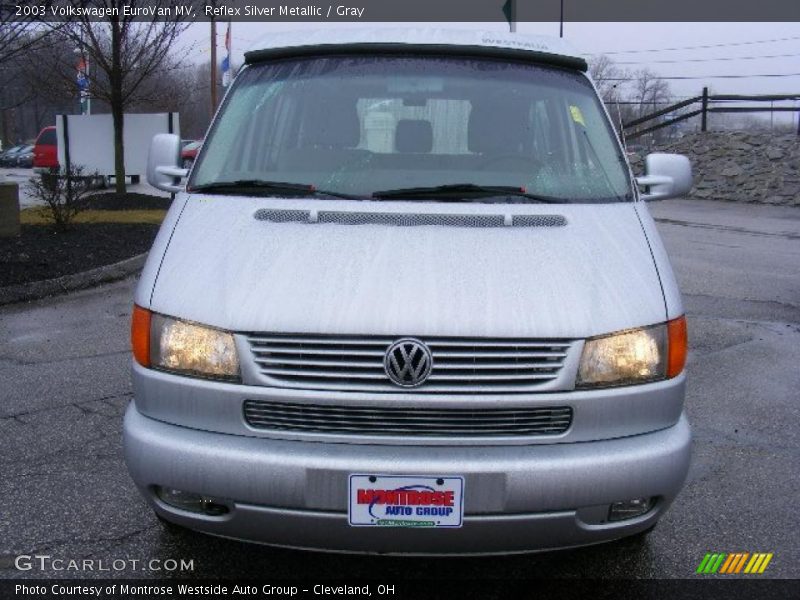 Reflex Silver Metallic / Gray 2003 Volkswagen EuroVan MV