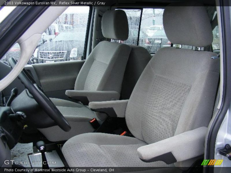 Reflex Silver Metallic / Gray 2003 Volkswagen EuroVan MV