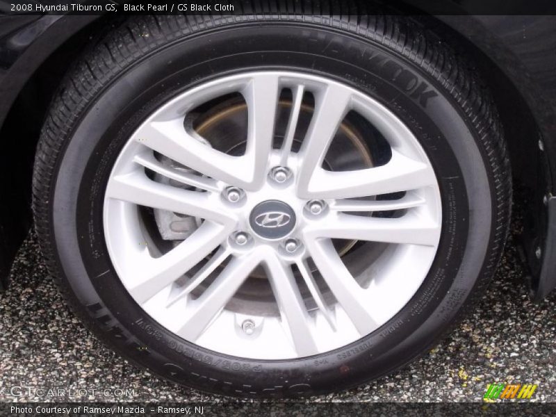 Black Pearl / GS Black Cloth 2008 Hyundai Tiburon GS