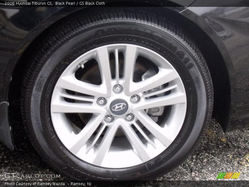 Black Pearl / GS Black Cloth 2008 Hyundai Tiburon GS