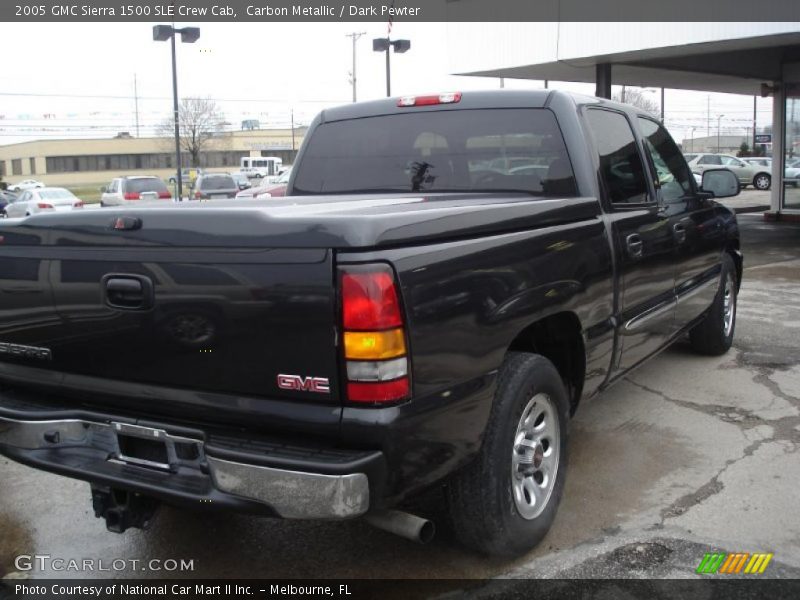 Carbon Metallic / Dark Pewter 2005 GMC Sierra 1500 SLE Crew Cab