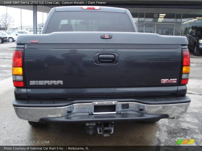Carbon Metallic / Dark Pewter 2005 GMC Sierra 1500 SLE Crew Cab