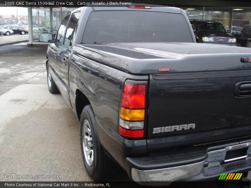 Carbon Metallic / Dark Pewter 2005 GMC Sierra 1500 SLE Crew Cab