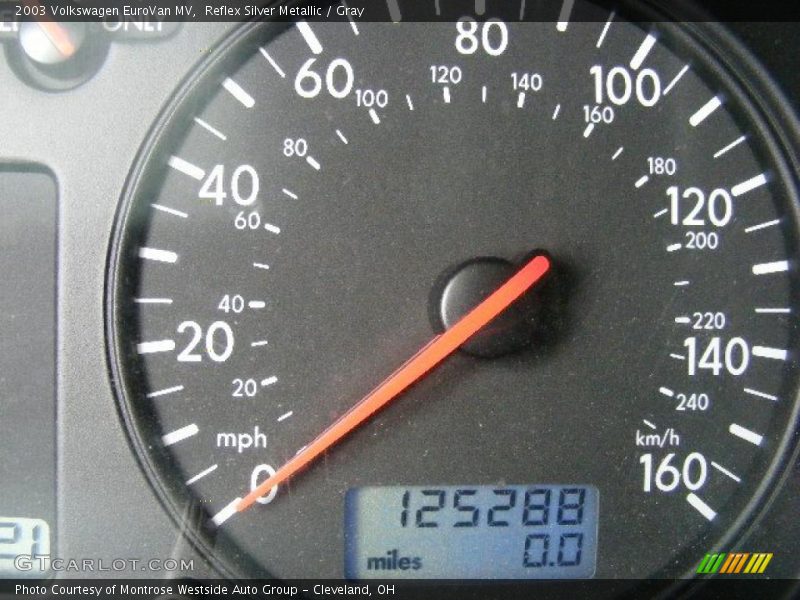 Reflex Silver Metallic / Gray 2003 Volkswagen EuroVan MV