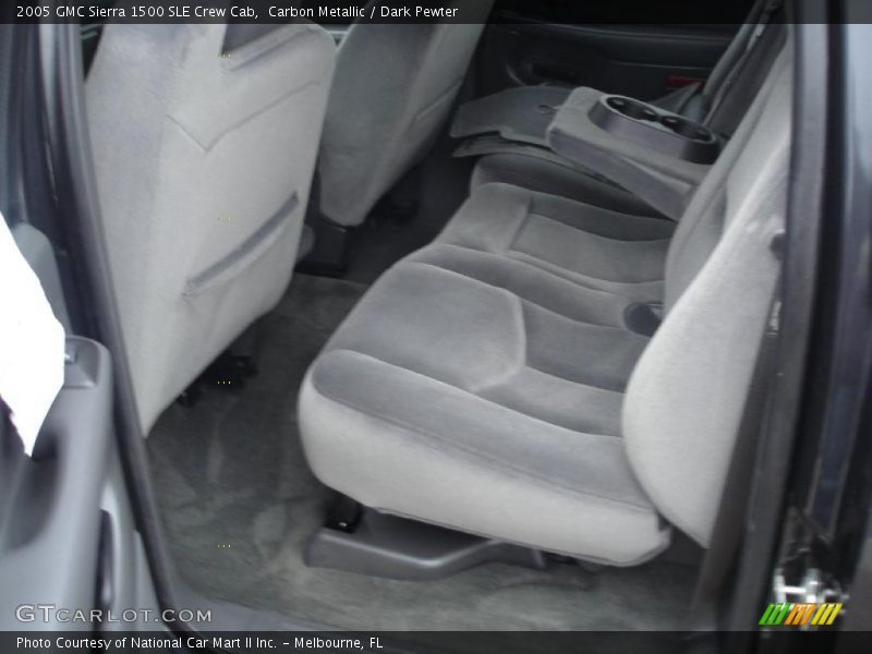 Carbon Metallic / Dark Pewter 2005 GMC Sierra 1500 SLE Crew Cab