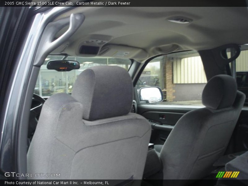 Carbon Metallic / Dark Pewter 2005 GMC Sierra 1500 SLE Crew Cab
