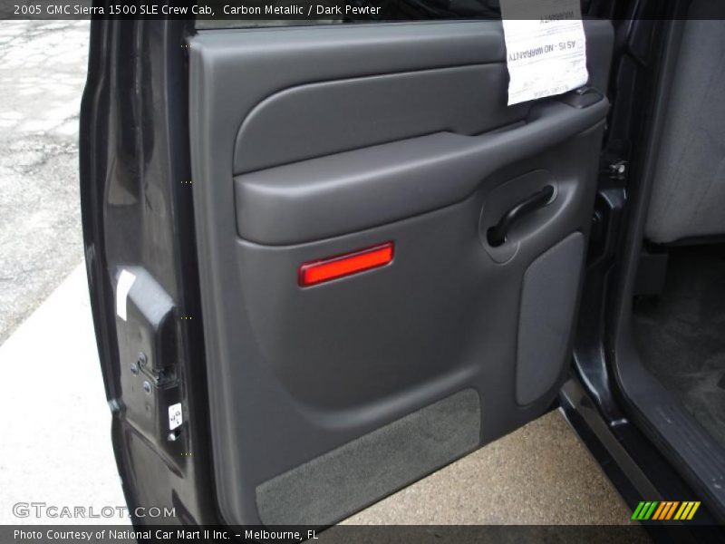 Carbon Metallic / Dark Pewter 2005 GMC Sierra 1500 SLE Crew Cab