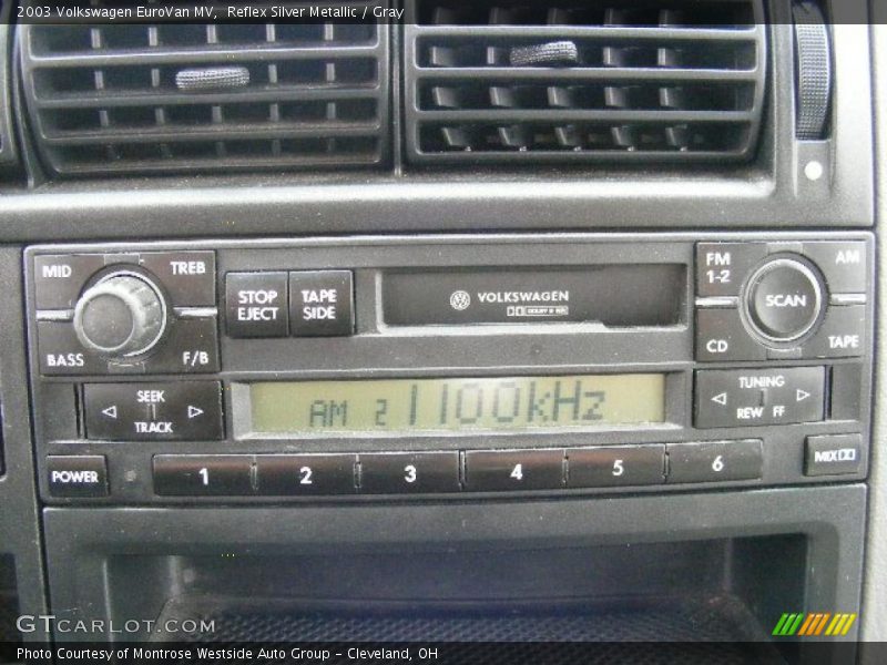 Reflex Silver Metallic / Gray 2003 Volkswagen EuroVan MV