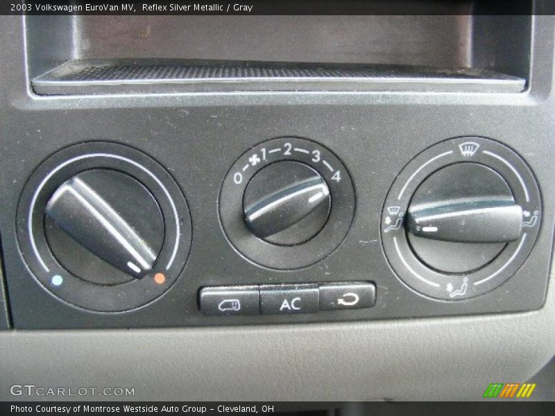 Reflex Silver Metallic / Gray 2003 Volkswagen EuroVan MV