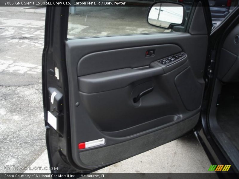 Carbon Metallic / Dark Pewter 2005 GMC Sierra 1500 SLE Crew Cab