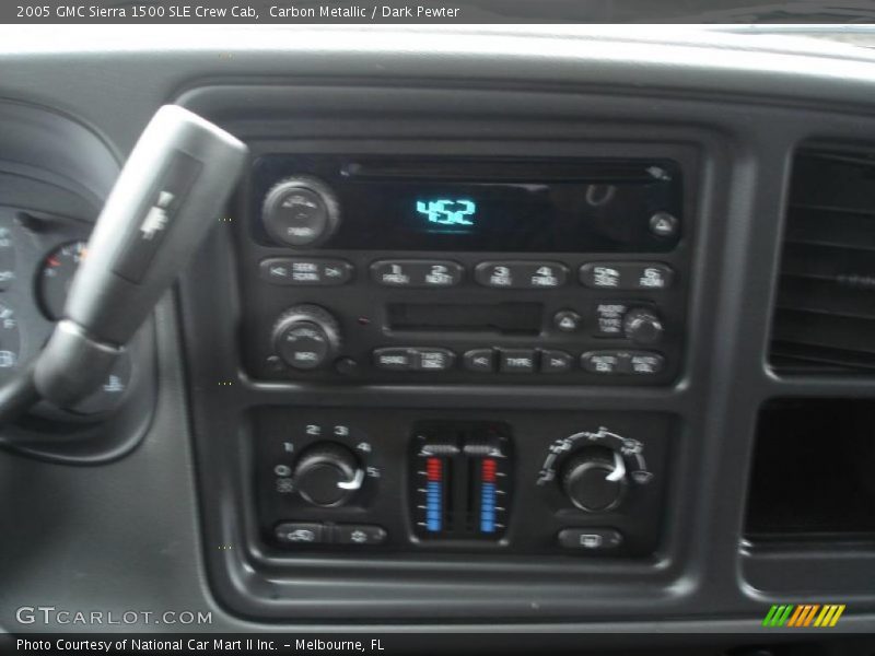 Carbon Metallic / Dark Pewter 2005 GMC Sierra 1500 SLE Crew Cab