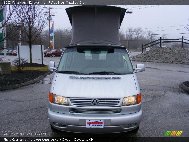 Reflex Silver Metallic / Gray 2003 Volkswagen EuroVan MV