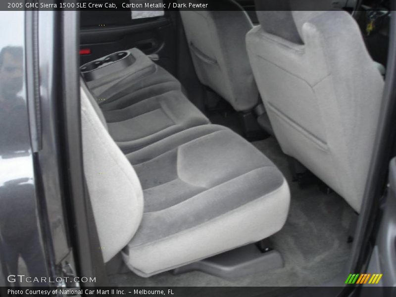 Carbon Metallic / Dark Pewter 2005 GMC Sierra 1500 SLE Crew Cab