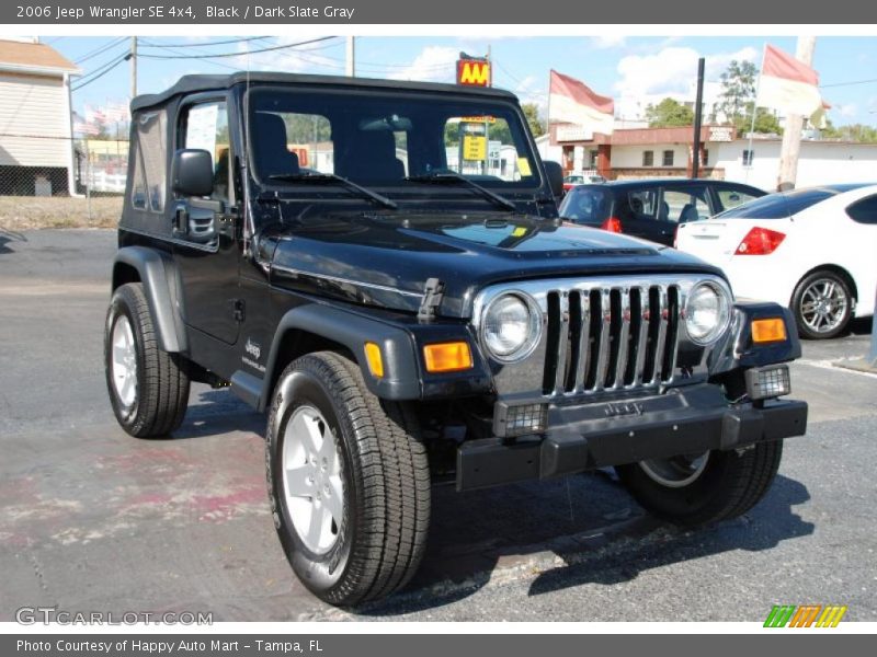 Black / Dark Slate Gray 2006 Jeep Wrangler SE 4x4