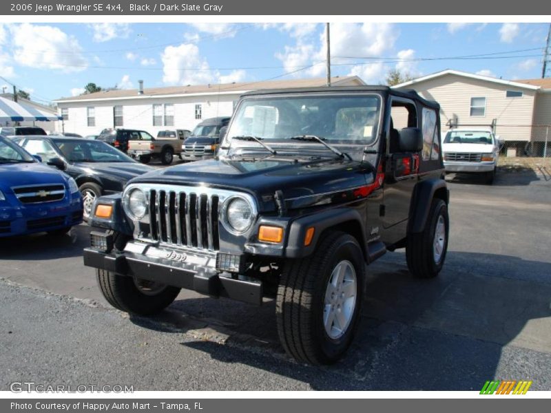 Black / Dark Slate Gray 2006 Jeep Wrangler SE 4x4