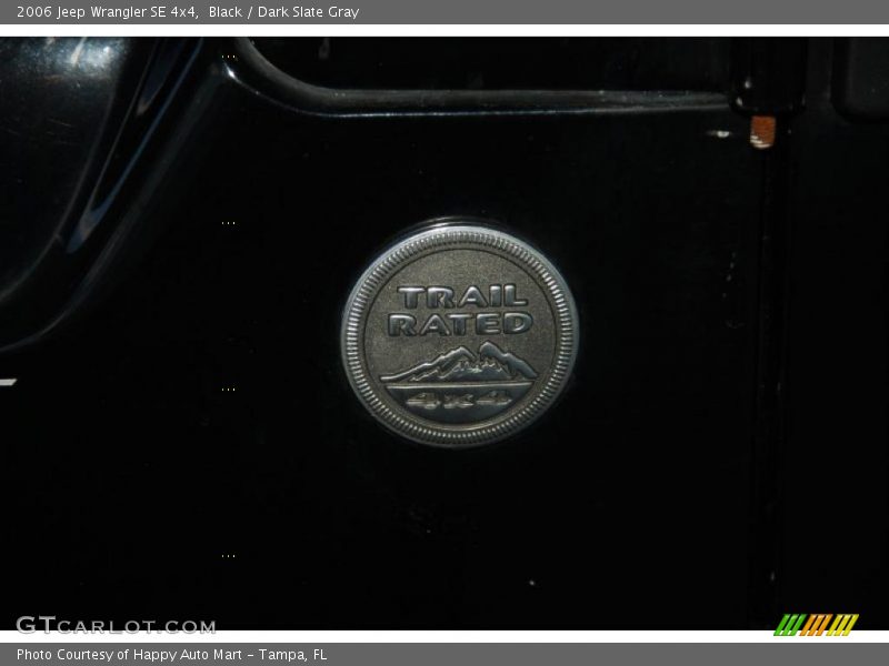 Black / Dark Slate Gray 2006 Jeep Wrangler SE 4x4