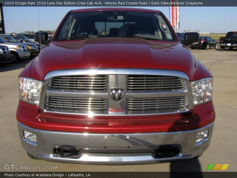 Inferno Red Crystal Pearl / Dark Slate/Medium Graystone 2009 Dodge Ram 1500 Lone Star Edition Crew Cab 4x4