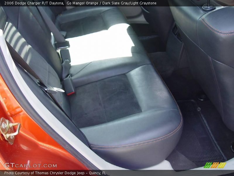 Go Mango! Orange / Dark Slate Gray/Light Graystone 2006 Dodge Charger R/T Daytona