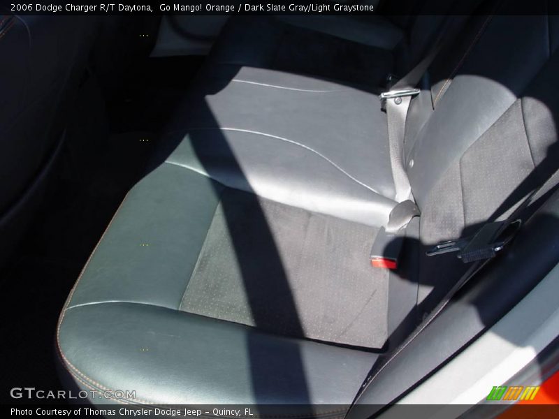 Go Mango! Orange / Dark Slate Gray/Light Graystone 2006 Dodge Charger R/T Daytona
