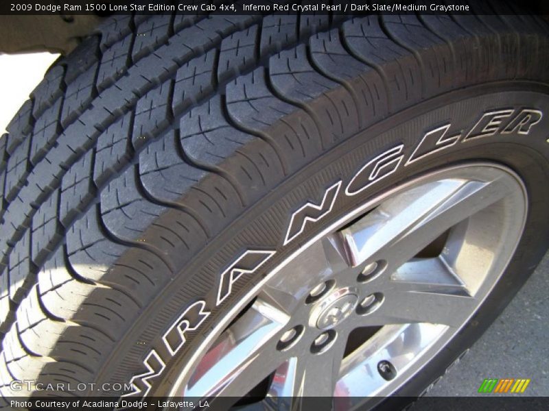 Inferno Red Crystal Pearl / Dark Slate/Medium Graystone 2009 Dodge Ram 1500 Lone Star Edition Crew Cab 4x4