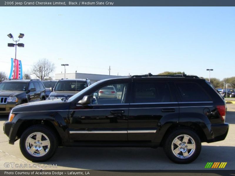 Black / Medium Slate Gray 2006 Jeep Grand Cherokee Limited