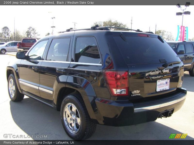 Black / Medium Slate Gray 2006 Jeep Grand Cherokee Limited