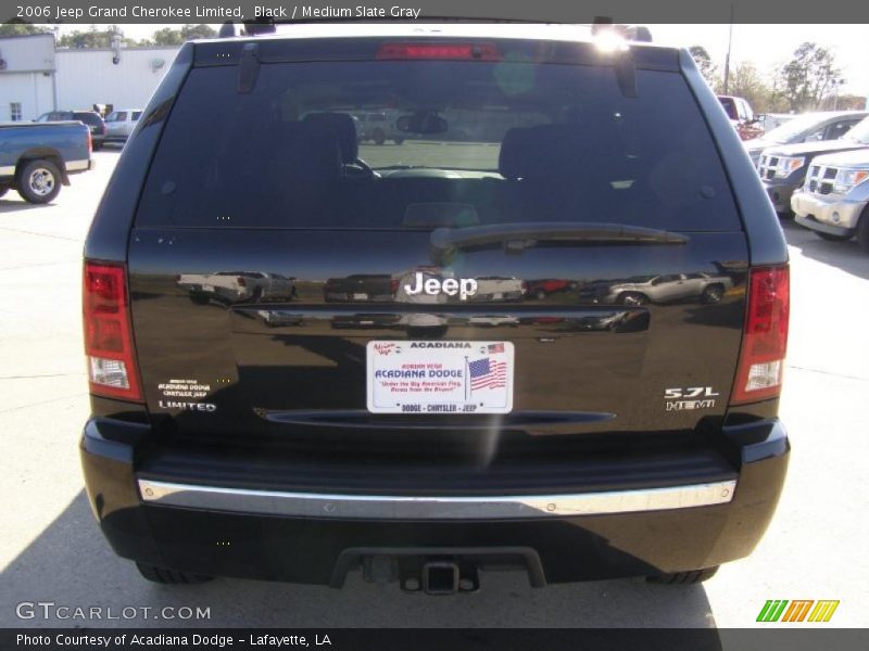 Black / Medium Slate Gray 2006 Jeep Grand Cherokee Limited