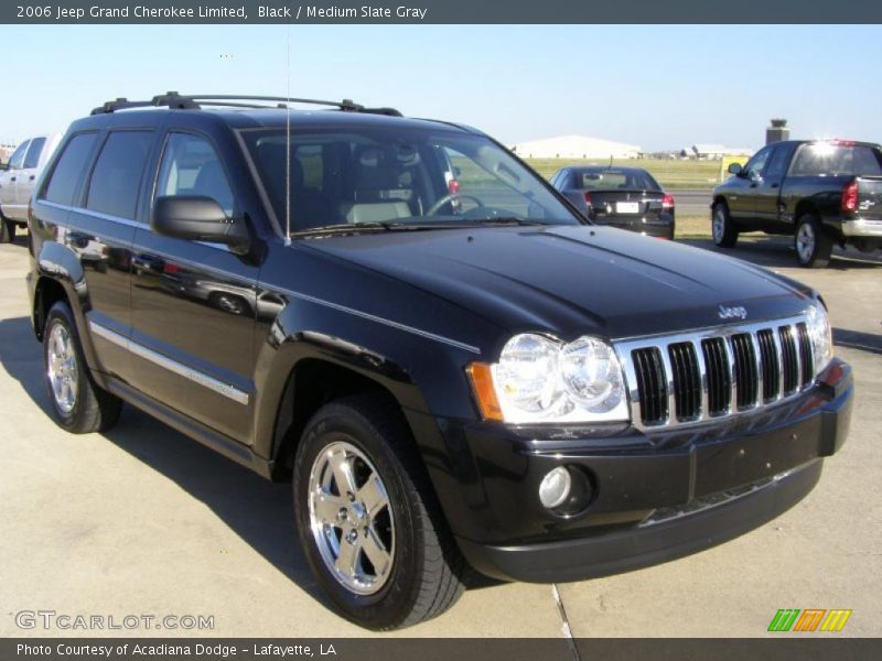 Black / Medium Slate Gray 2006 Jeep Grand Cherokee Limited