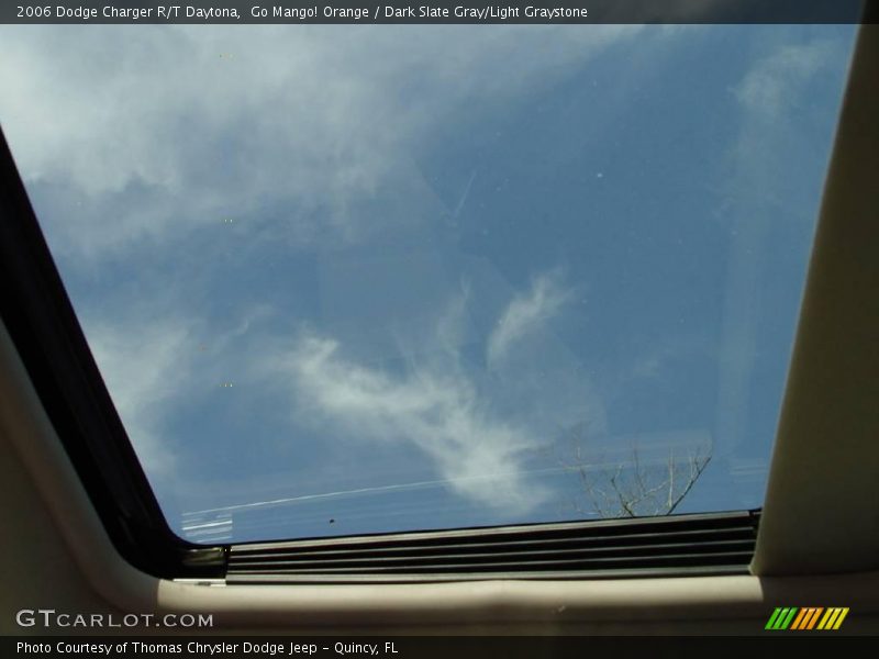 Go Mango! Orange / Dark Slate Gray/Light Graystone 2006 Dodge Charger R/T Daytona