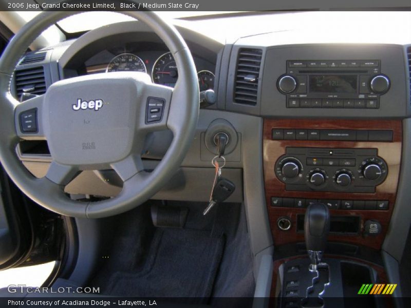 Black / Medium Slate Gray 2006 Jeep Grand Cherokee Limited