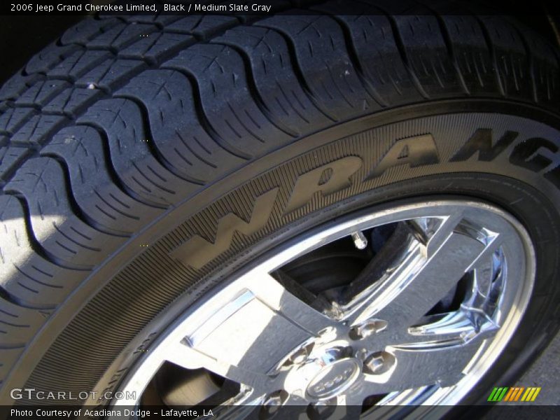 Black / Medium Slate Gray 2006 Jeep Grand Cherokee Limited