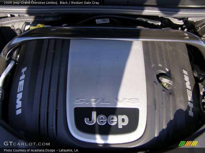 Black / Medium Slate Gray 2006 Jeep Grand Cherokee Limited