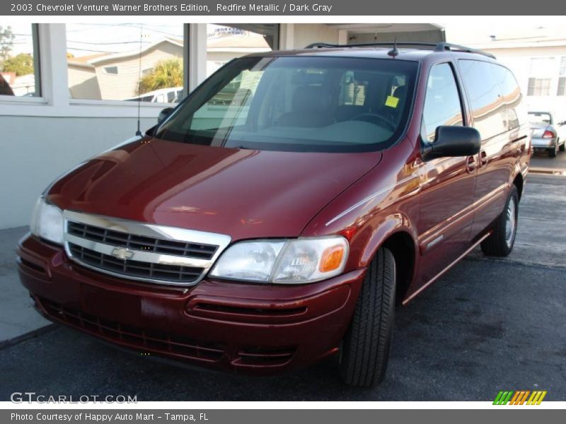 Redfire Metallic / Dark Gray 2003 Chevrolet Venture Warner Brothers Edition