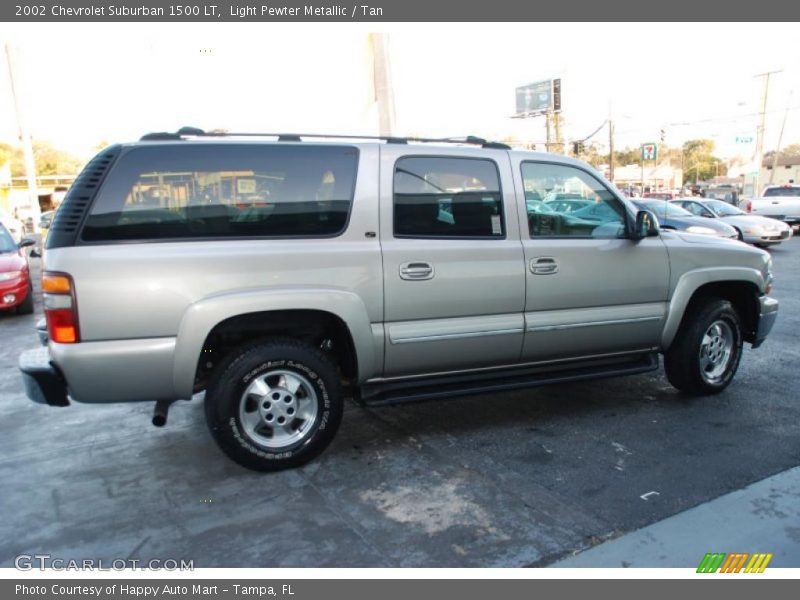 Light Pewter Metallic / Tan 2002 Chevrolet Suburban 1500 LT