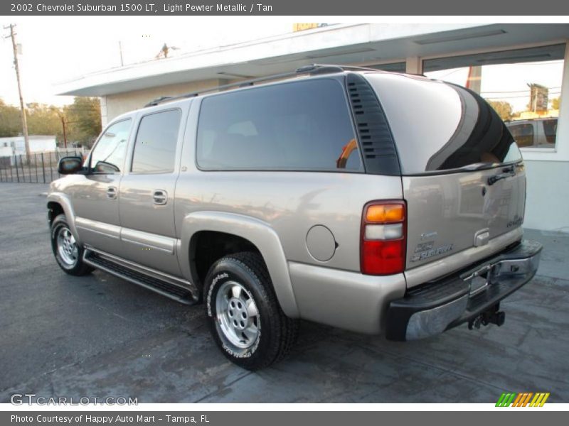 Light Pewter Metallic / Tan 2002 Chevrolet Suburban 1500 LT