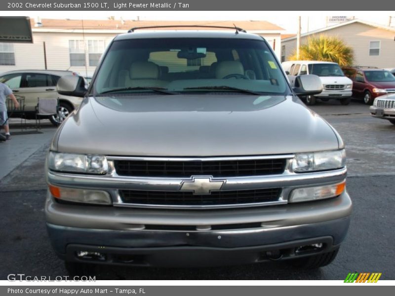 Light Pewter Metallic / Tan 2002 Chevrolet Suburban 1500 LT