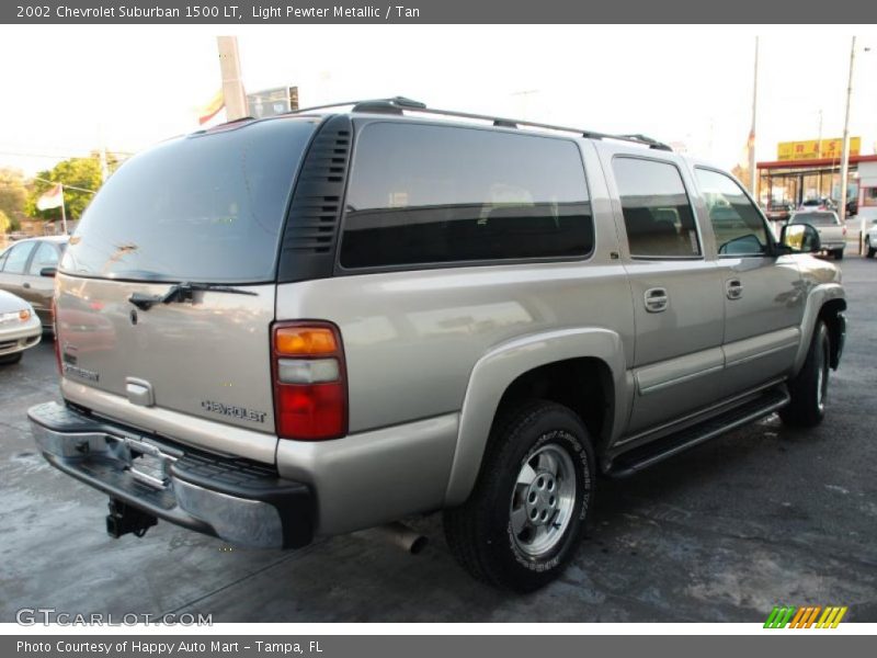 Light Pewter Metallic / Tan 2002 Chevrolet Suburban 1500 LT