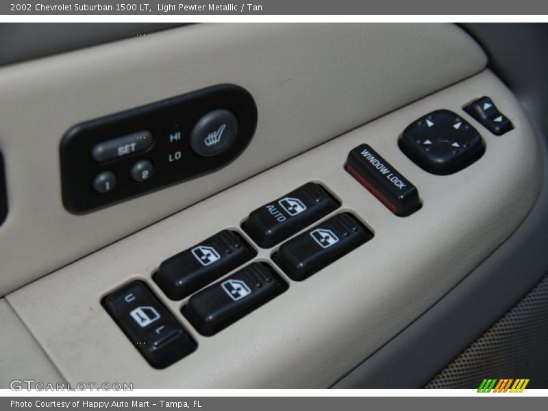 Light Pewter Metallic / Tan 2002 Chevrolet Suburban 1500 LT