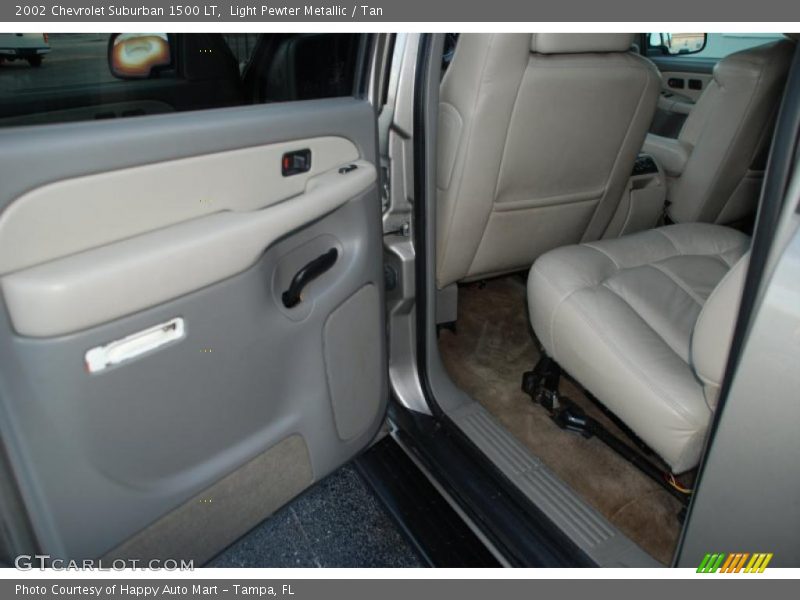 Light Pewter Metallic / Tan 2002 Chevrolet Suburban 1500 LT