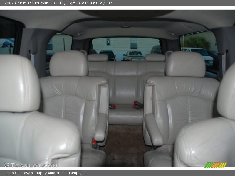 Light Pewter Metallic / Tan 2002 Chevrolet Suburban 1500 LT
