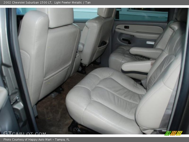 Light Pewter Metallic / Tan 2002 Chevrolet Suburban 1500 LT