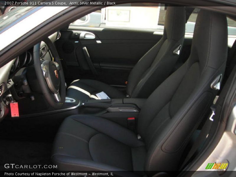Arctic Silver Metallic / Black 2007 Porsche 911 Carrera S Coupe