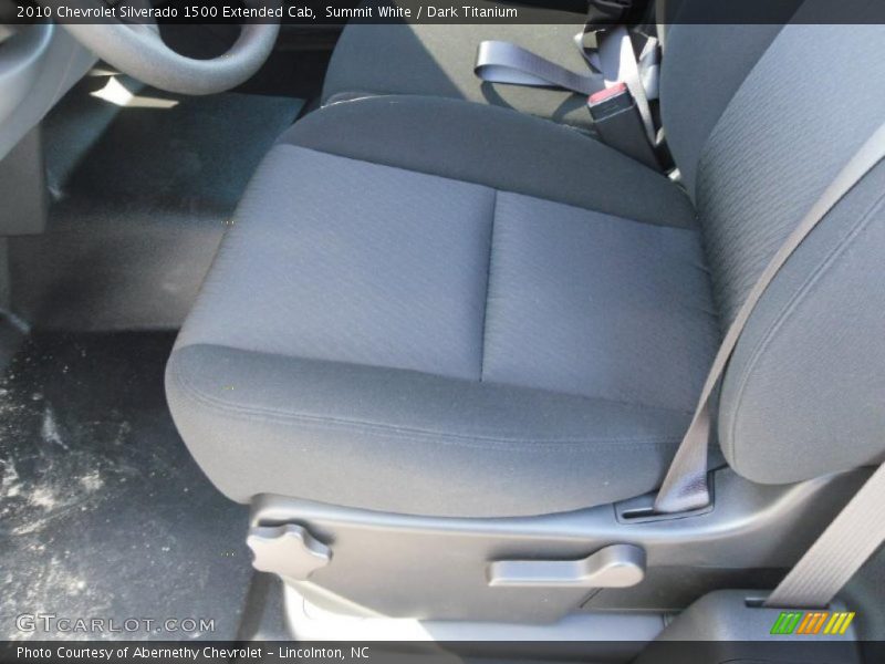 Summit White / Dark Titanium 2010 Chevrolet Silverado 1500 Extended Cab