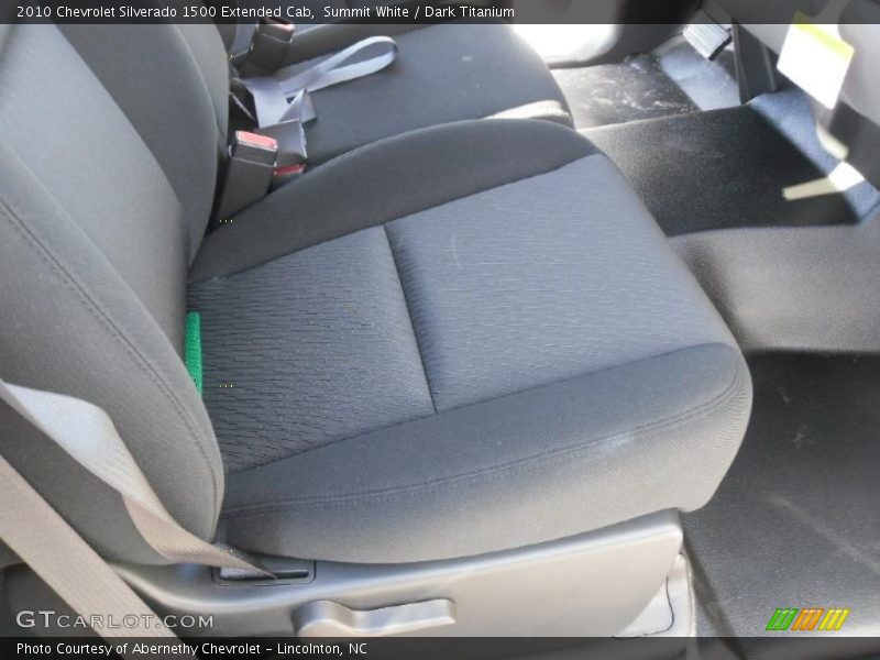 Summit White / Dark Titanium 2010 Chevrolet Silverado 1500 Extended Cab