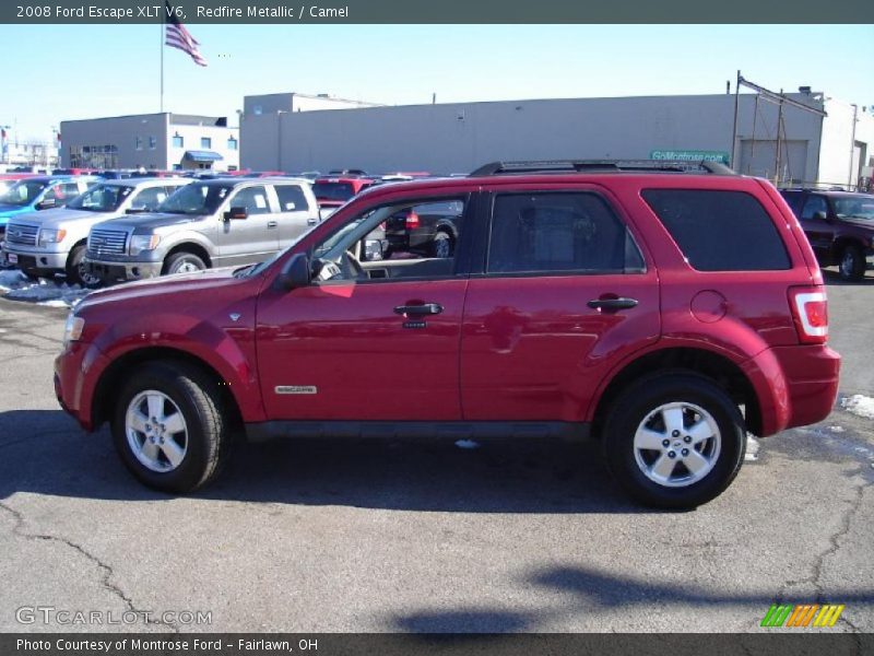 Redfire Metallic / Camel 2008 Ford Escape XLT V6