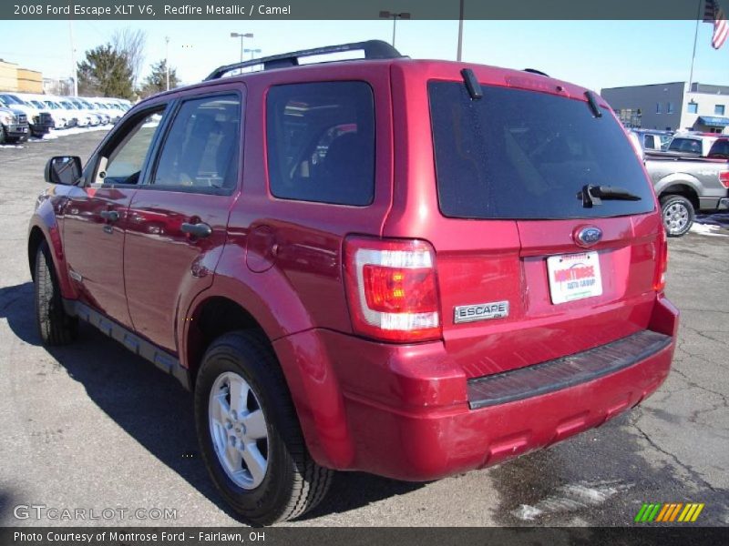 Redfire Metallic / Camel 2008 Ford Escape XLT V6