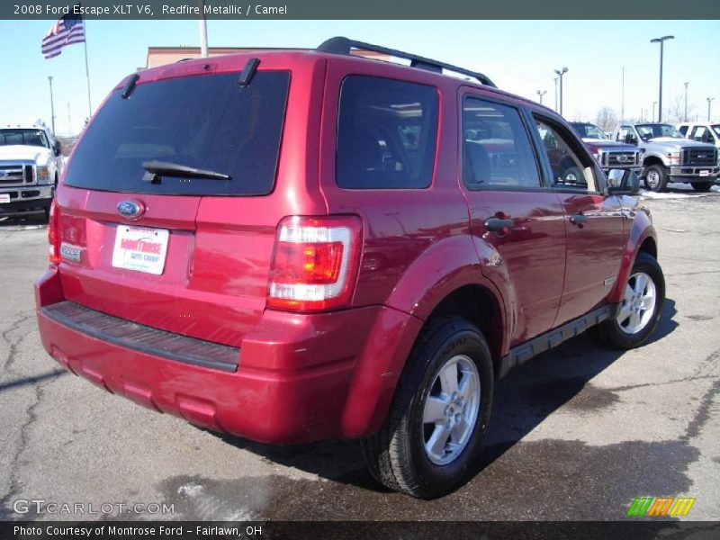 Redfire Metallic / Camel 2008 Ford Escape XLT V6