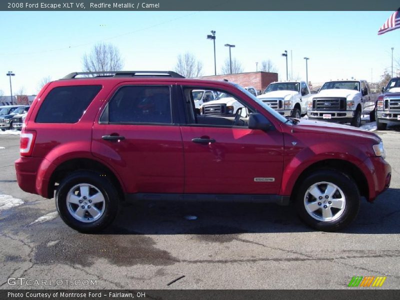 Redfire Metallic / Camel 2008 Ford Escape XLT V6