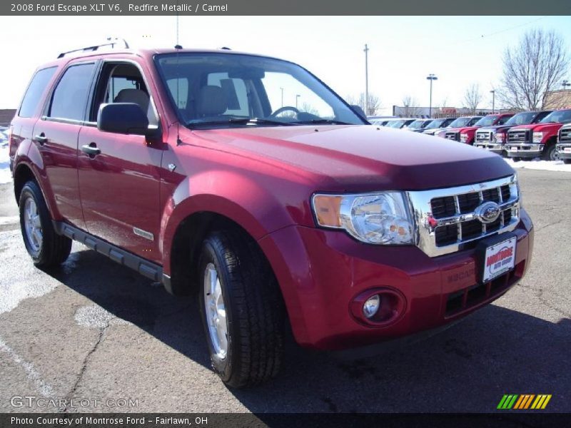 Redfire Metallic / Camel 2008 Ford Escape XLT V6
